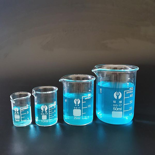 lab supplies 1pcs/lot capacity 5ml/10ml/25ml/50ml glass beaker for laboratory tests, measuring cup volumetric glassware experiments
lab supplies 1pcs/lot capacity 5ml/10ml/25ml/50ml glass beaker for laboratory tests, measuring cup volumetric glassware experiments
