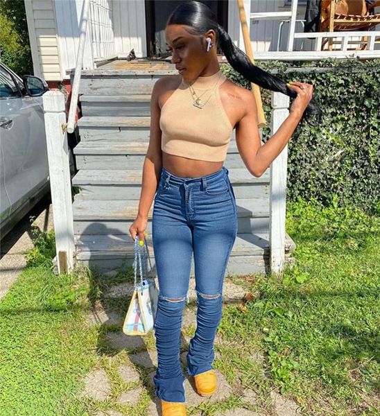 street style stacked pants high waist stretch flare jeans woman bell bottom denim joggers women women's & capris, Black;white
street style stacked pants high waist stretch flare jeans woman bell bottom denim joggers women women's & capris, Black;white