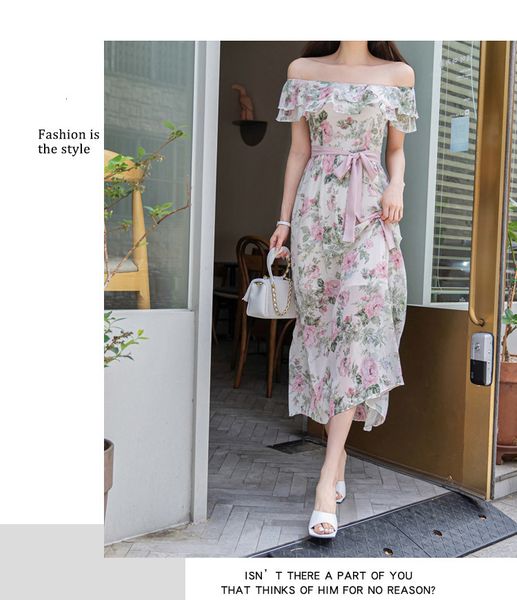 casual dresses summer spaghetti strap dress women's slash neck ruffles floral print pure cotton ruched long 033r, Black;gray
casual dresses summer spaghetti strap dress women's slash neck ruffles floral print pure cotton ruched long 033r, Black;gray