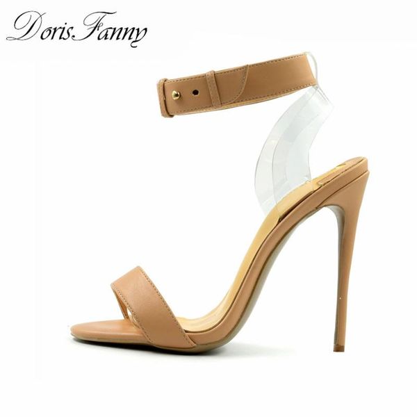 dorisfanny women summer sandals ankle straps clear band open toe ladies thin high heels woman dress party shoes, Black
dorisfanny women summer sandals ankle straps clear band open toe ladies thin high heels woman dress party shoes, Black
