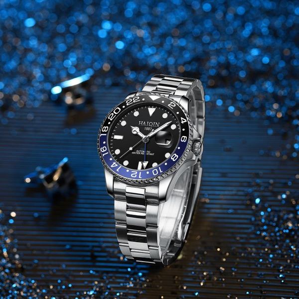 men's mechanical watches wrist watch mens business automatic for men relogio masculino wristwatches, Slivery;brown
men's mechanical watches wrist watch mens business automatic for men relogio masculino wristwatches, Slivery;brown
