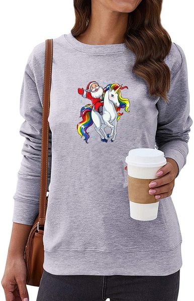 women's hoodies & sweatshirts christmas women sweatshirt santa claus print round neck long sleeve casual loose pullover, Black
women's hoodies & sweatshirts christmas women sweatshirt santa claus print round neck long sleeve casual loose pullover, Black