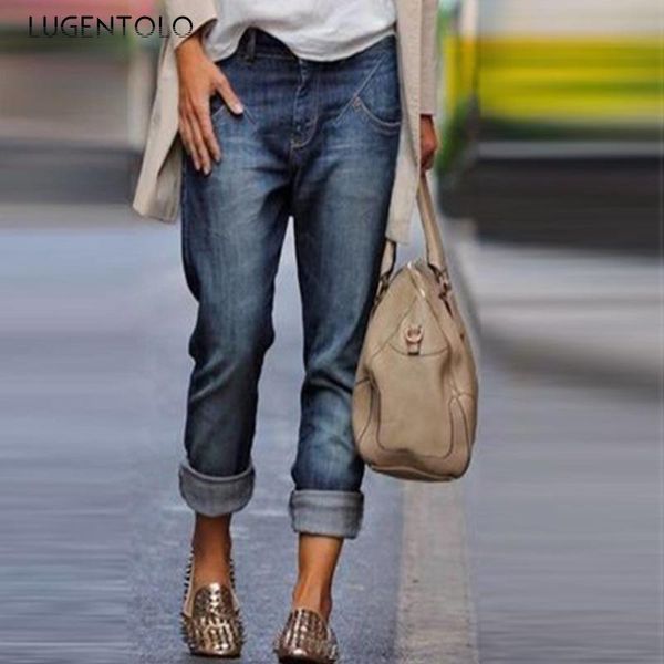 women's jeans vintage women fashion bleached spring autumn female casual trousers street long straight, Blue
women's jeans vintage women fashion bleached spring autumn female casual trousers street long straight, Blue