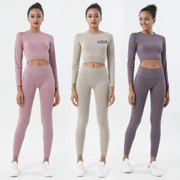 yoga outfit sport set seamless women tracksuits sportswear fitness high waist leggings long sleeve crop sports pants
yoga outfit sport set seamless women tracksuits sportswear fitness high waist leggings long sleeve crop sports pants