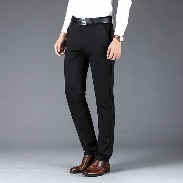 autumn and winter 20 business high waist elastic black straight casual men's trousers
autumn and winter 20 business high waist elastic black straight casual men's trousers