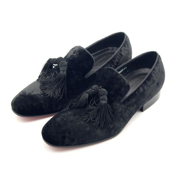 dress shoes tassel fringe velvet loafers for men flat heel slip on driving spring boats flats genuine leather, Black
dress shoes tassel fringe velvet loafers for men flat heel slip on driving spring boats flats genuine leather, Black