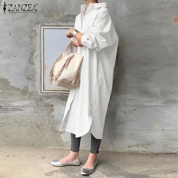 zanzea plus size women autumn sundress elegant long shirt dress lapel neck long sleeve solid vestido casual loose work dresses, Black;gray
zanzea plus size women autumn sundress elegant long shirt dress lapel neck long sleeve solid vestido casual loose work dresses, Black;gray