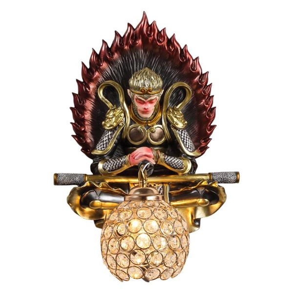 wall lamp chinese style the monkey king resin crystal country art living room kitchen corridor sconce light retro loft deco
wall lamp chinese style the monkey king resin crystal country art living room kitchen corridor sconce light retro loft deco