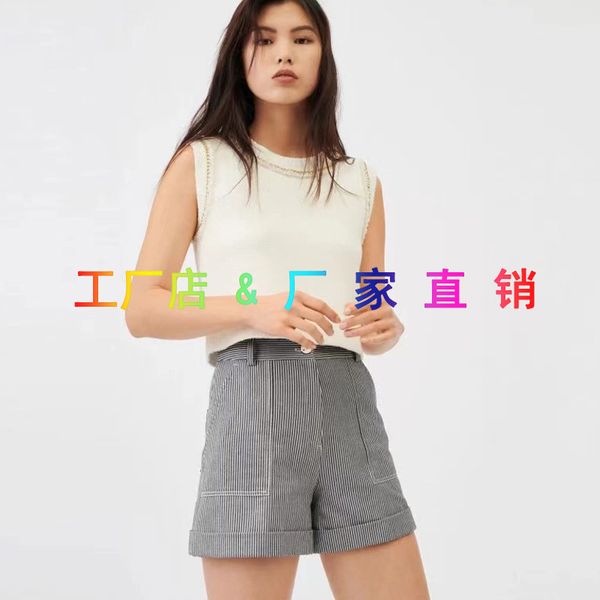 dsigners fadan m family spring and summer new fashion thin vertical stripe shorts slant patch pocket casual pants for women, White;black
dsigners fadan m family spring and summer new fashion thin vertical stripe shorts slant patch pocket casual pants for women, White;black