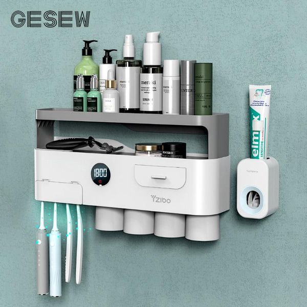 magnetic toothbrush holder double layer for bathroom auto toothpaste squeezer accessories bath accessory set
magnetic toothbrush holder double layer for bathroom auto toothpaste squeezer accessories bath accessory set