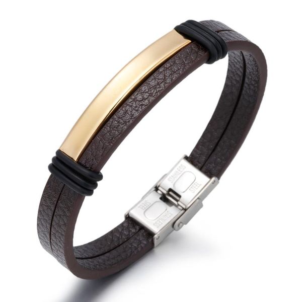 charm bracelets men's braided leather stainless steel black and brown bracelet for man trendy punk bangle wholesale, Golden;silver
charm bracelets men's braided leather stainless steel black and brown bracelet for man trendy punk bangle wholesale, Golden;silver
