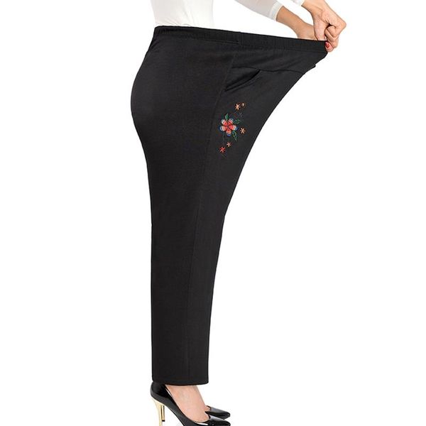 middle-aged women's external wear pants autumn winter extra-large plus velvet warm embroidered casual trousers 8xl 135kg & capris, Black;white
middle-aged women's external wear pants autumn winter extra-large plus velvet warm embroidered casual trousers 8xl 135kg & capris, Black;white