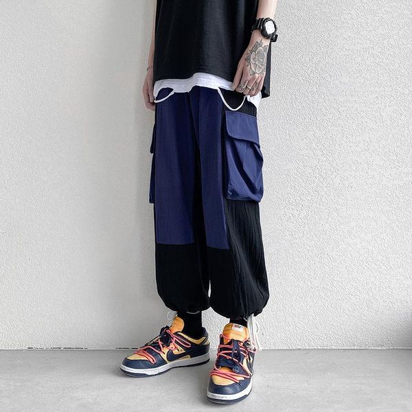 spring summer cotton linen pants men's fashion pocket casual men streetwear hip-hop straight-leg mens cargo, Black
spring summer cotton linen pants men's fashion pocket casual men streetwear hip-hop straight-leg mens cargo, Black