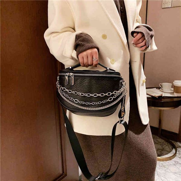 pockets handbag 2021 women's chest urban simple foreign style waist atmospheric fashion single shoulder messenger chain travel, Black;red
pockets handbag 2021 women's chest urban simple foreign style waist atmospheric fashion single shoulder messenger chain travel, Black;red