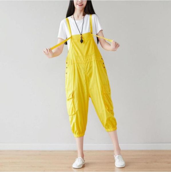 gym clothing simple solid color adjustable seven-point jumpsuit korean vintage distressed washed splicing pockets casual trousers, White;black
gym clothing simple solid color adjustable seven-point jumpsuit korean vintage distressed washed splicing pockets casual trousers, White;black