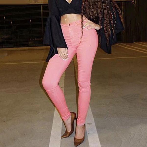women's logami ladies high waist skinny woman candy color denim jeans womens pencil jean pants new, Blue
women's logami ladies high waist skinny woman candy color denim jeans womens pencil jean pants new, Blue
