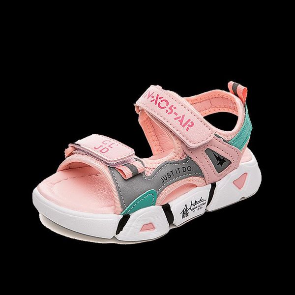 sandals girls' summer children's beach shoes medium and large little girl's baby toddler soft bottom, Black;red
sandals girls' summer children's beach shoes medium and large little girl's baby toddler soft bottom, Black;red