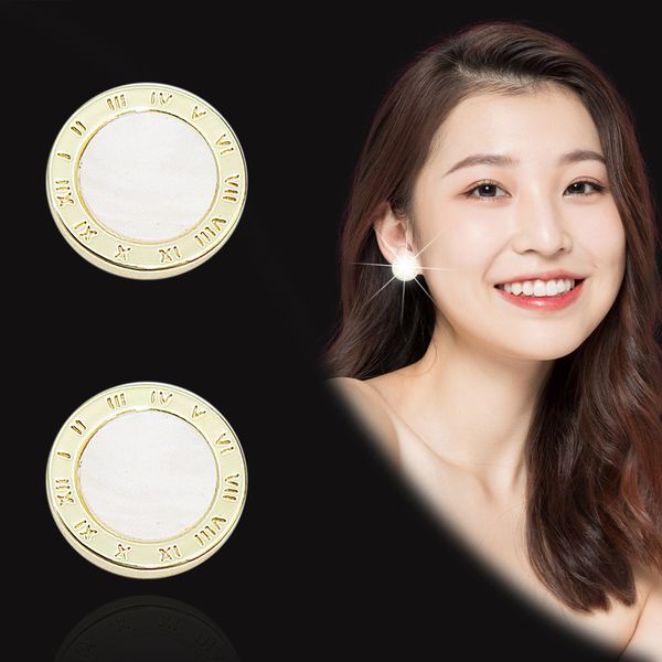 earrings korea east gate small fragrant wind women's s 925 sterling silver needle natural shell temperament, Golden
earrings korea east gate small fragrant wind women's s 925 sterling silver needle natural shell temperament, Golden