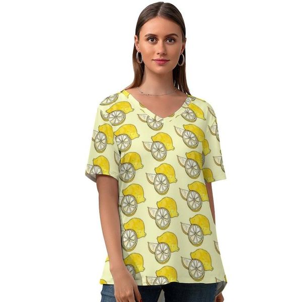 women's t-shirt lemon t shirt summer printed lady trendy short-sleeve v neck tshirt oversized, White
women's t-shirt lemon t shirt summer printed lady trendy short-sleeve v neck tshirt oversized, White