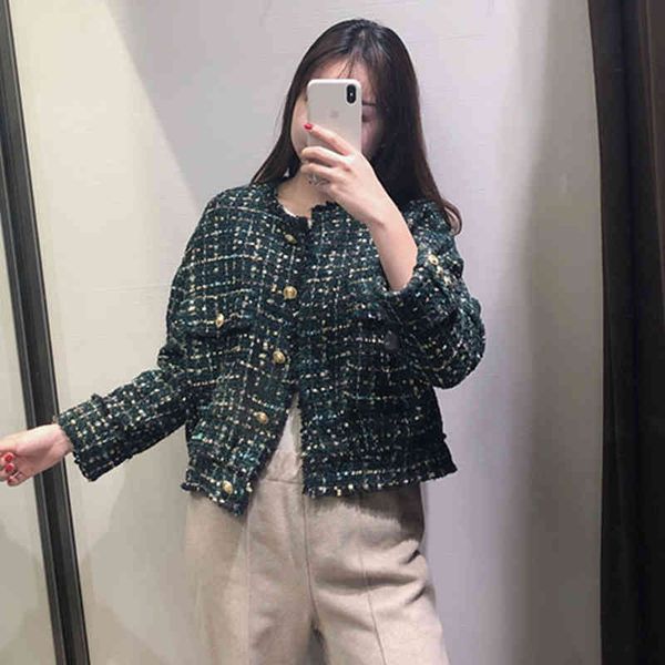 women's jackets spring autumn vintage plaid tweed jacket women long sleeve tassel short coat mujer chaqueta 4rpa, Black;brown
women's jackets spring autumn vintage plaid tweed jacket women long sleeve tassel short coat mujer chaqueta 4rpa, Black;brown