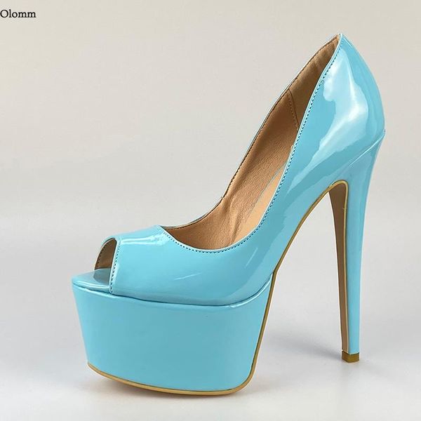 dress shoes olomm handmade women platform shiny pumps stiletto high heels peep toe gorgeous 8 colors party us size 5-20, Black
dress shoes olomm handmade women platform shiny pumps stiletto high heels peep toe gorgeous 8 colors party us size 5-20, Black
