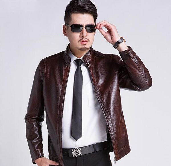 men's fur & faux autumn winter leather jackets sheepskin clothes motorcycle coats brand business men clothing m-xxxl, Black
men's fur & faux autumn winter leather jackets sheepskin clothes motorcycle coats brand business men clothing m-xxxl, Black