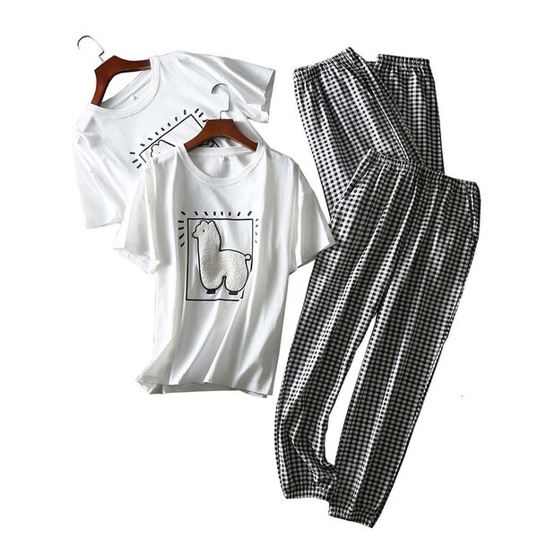 women's sleepwear 2021 spring summer new men women household pajamas set comfort loose cartoon alpaca printed 2pcs pants casua, Black;red
women's sleepwear 2021 spring summer new men women household pajamas set comfort loose cartoon alpaca printed 2pcs pants casua, Black;red