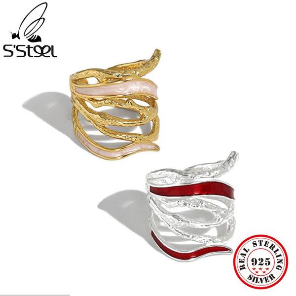 cluster rings s'steel irregular trendy ring sterling 925 silver for women's vintage handmade engagement open 2021 trend jewellery, Golden;silver
cluster rings s'steel irregular trendy ring sterling 925 silver for women's vintage handmade engagement open 2021 trend jewellery, Golden;silver