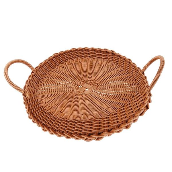 round tea set storage tray with double ear handles hand-woven bread and fruit basket on living room deskrattan kitchen & organization
round tea set storage tray with double ear handles hand-woven bread and fruit basket on living room deskrattan kitchen & organization