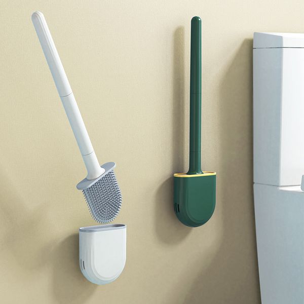 breathable toilet brush water leak proof with base silicone wc flat head flexible soft bristles brushs with quick drying holder
breathable toilet brush water leak proof with base silicone wc flat head flexible soft bristles brushs with quick drying holder