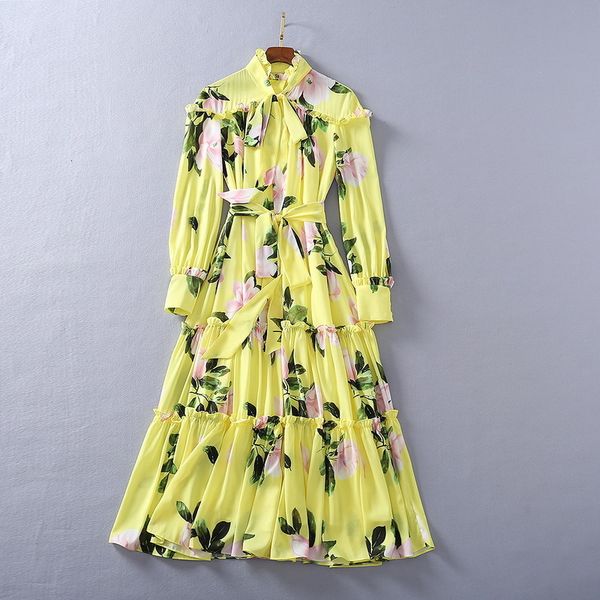 dresses european and american women's clothing 2021 the spring long - sleeved bow collar flower print pleated fashion dress akkr, Black;gray
dresses european and american women's clothing 2021 the spring long - sleeved bow collar flower print pleated fashion dress akkr, Black;gray