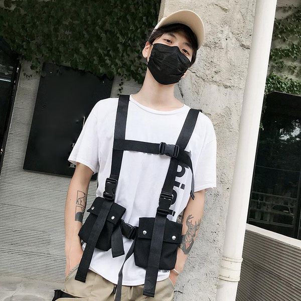 fashion hip hop streetwear bags men women tactical chest bag canvas vest waist belt multifunction designer fanny pack purses
fashion hip hop streetwear bags men women tactical chest bag canvas vest waist belt multifunction designer fanny pack purses