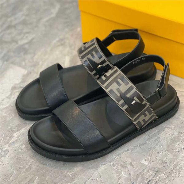 2021 summer men lettered sandals leather thick soled shoes outdoor casual shoes breathable waterproof beach shoes, Black
2021 summer men lettered sandals leather thick soled shoes outdoor casual shoes breathable waterproof beach shoes, Black
