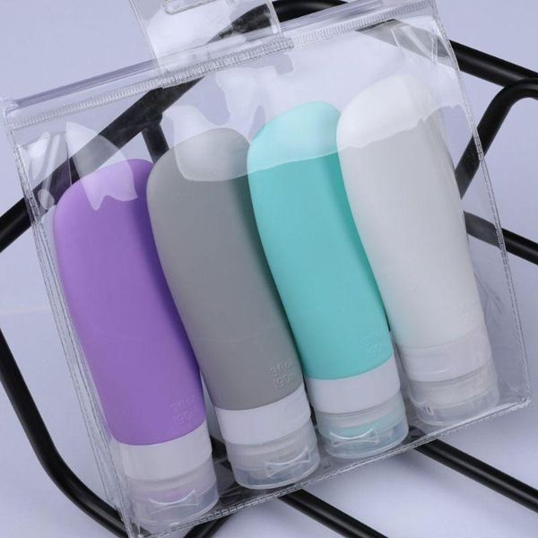 4pcs/set portable silicone empty bottles squeezable refillable tubes containers 28ga storage & jars
4pcs/set portable silicone empty bottles squeezable refillable tubes containers 28ga storage & jars