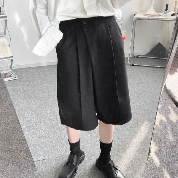 men's shorts summer korean suit fashion solid color business dress men streetwear hip-hop wide-leg five-point pants mens, White;black
men's shorts summer korean suit fashion solid color business dress men streetwear hip-hop wide-leg five-point pants mens, White;black