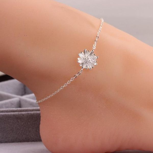 anklets imixlot 925 sterling silver elegant sweet daisy female brief fashion foot chain jewelry birthday gifts 2021, Red;blue
anklets imixlot 925 sterling silver elegant sweet daisy female brief fashion foot chain jewelry birthday gifts 2021, Red;blue