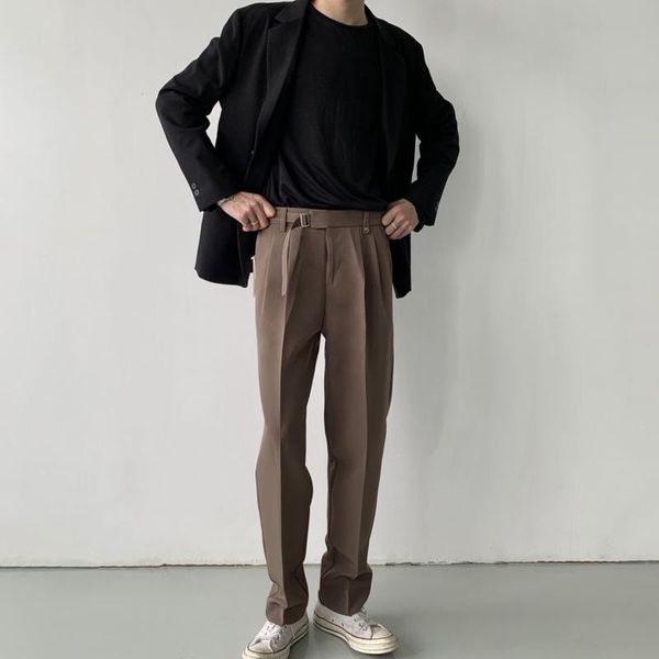men's suits & blazers coffee/navy/black suit pants slim fashion business society mens dress korean casual straight men trousers, White;black
men's suits & blazers coffee/navy/black suit pants slim fashion business society mens dress korean casual straight men trousers, White;black