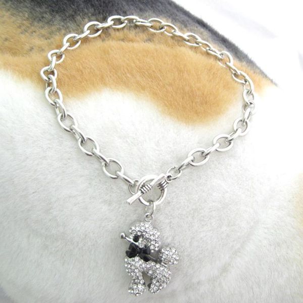 pet dog chains necklace collar rhinestones poodle charm pendant puppy jewelry for dogs cats small medium apparel
pet dog chains necklace collar rhinestones poodle charm pendant puppy jewelry for dogs cats small medium apparel
