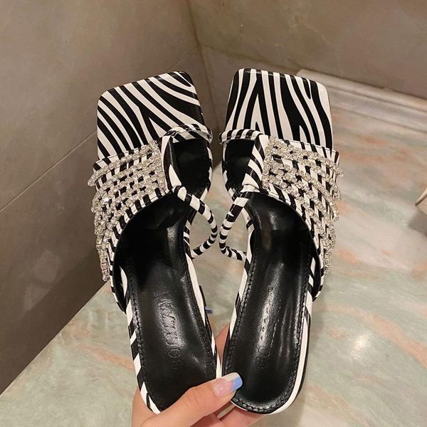 slippers fashion glitter rhinestone women summer square toe high heels hollow sandal slides outdoor female beach flip flops, Black
slippers fashion glitter rhinestone women summer square toe high heels hollow sandal slides outdoor female beach flip flops, Black