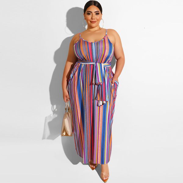 plus female size striped waist dungaree dress and summer, Black;gray
plus female size striped waist dungaree dress and summer, Black;gray