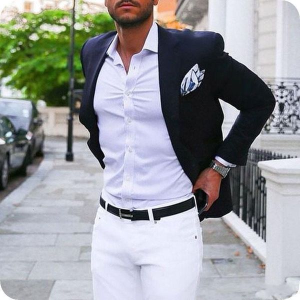 men's suits & blazers dark blue men's suits made on commission from the groom's wedding wedged lapel 2 standard pieces thin s, White;black
men's suits & blazers dark blue men's suits made on commission from the groom's wedding wedged lapel 2 standard pieces thin s, White;black