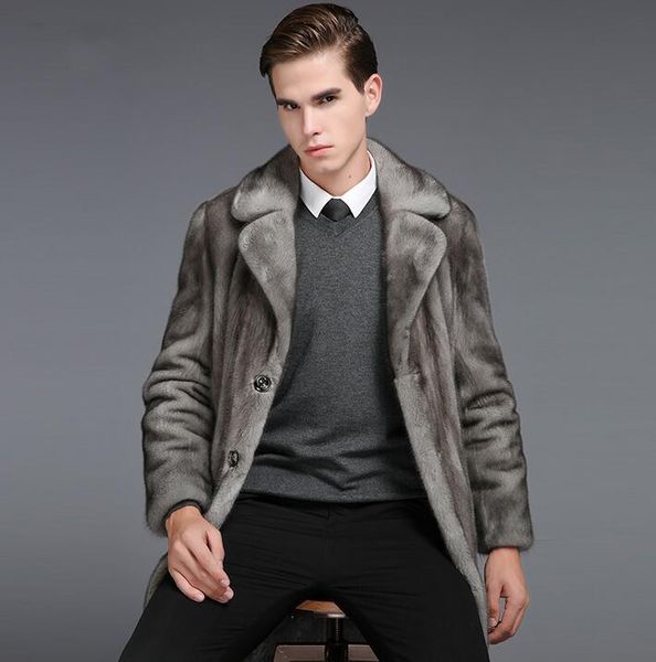 men's fur & faux suit collar winter thicken warm coats mens leather jacket slim mink coat overcoat men plus size s - 6xl, Black
men's fur & faux suit collar winter thicken warm coats mens leather jacket slim mink coat overcoat men plus size s - 6xl, Black
