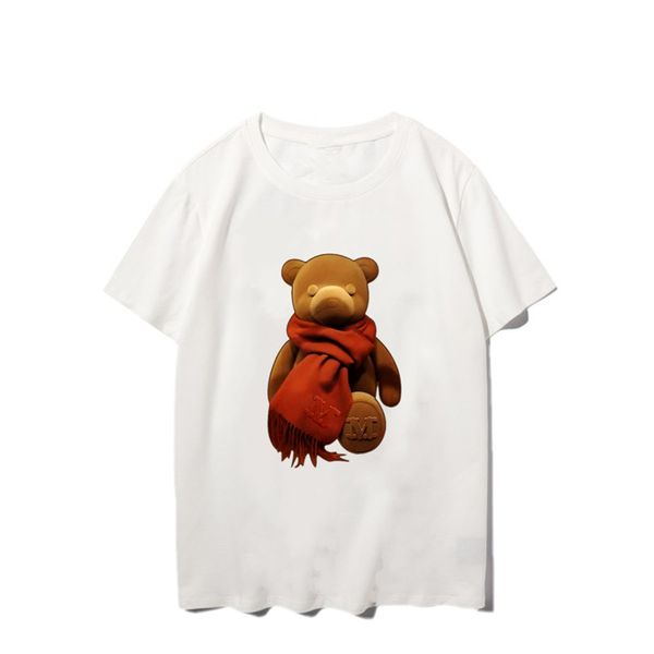 fashionable and comfortable style new t-shirt summer printed t-shirt ladies casual style cotton short-sleeved plus size tee, White
fashionable and comfortable style new t-shirt summer printed t-shirt ladies casual style cotton short-sleeved plus size tee, White