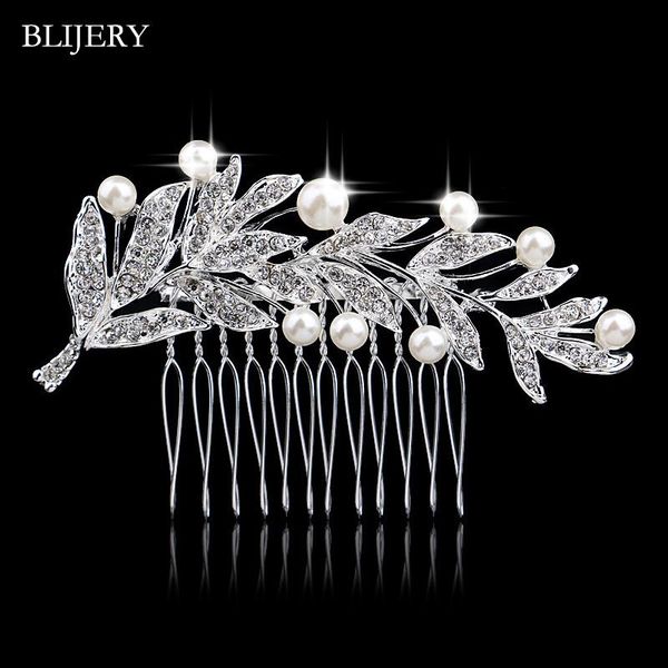 hair clips & barrettes blijery silver color crystal rhinetsone pearls leaf branch bridal combs women jewelry brides wedding accessories, Golden;silver
hair clips & barrettes blijery silver color crystal rhinetsone pearls leaf branch bridal combs women jewelry brides wedding accessories, Golden;silver