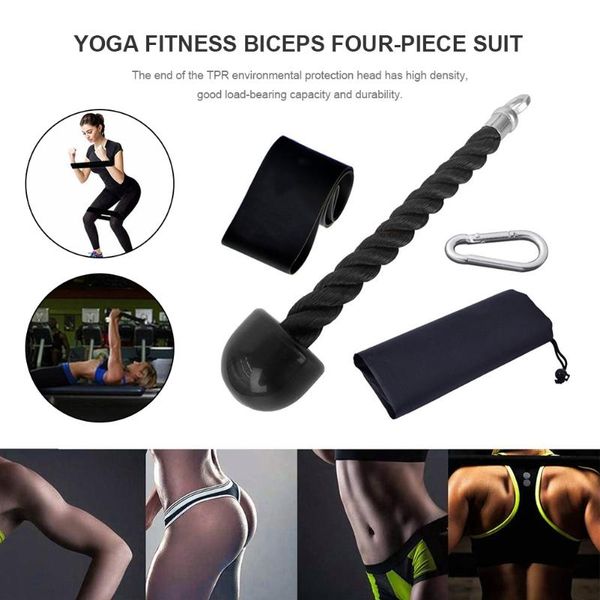 accessories portable latex resistance band tricep rope bicep pull down cable machine attachment
accessories portable latex resistance band tricep rope bicep pull down cable machine attachment