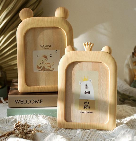 frames cute animal design 7 inch wooden po frame for children grain baby cartoon style deskborn souvenir zh448
frames cute animal design 7 inch wooden po frame for children grain baby cartoon style deskborn souvenir zh448