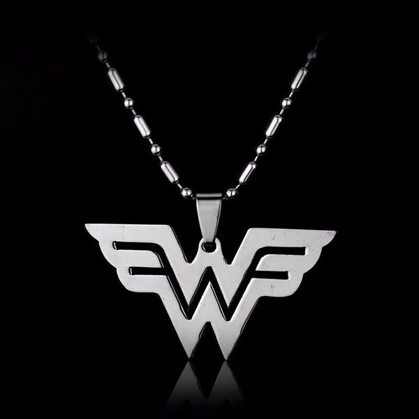 2pcs silver wonder woman symbol pendant stainless steel justice league necklace chain
2pcs silver wonder woman symbol pendant stainless steel justice league necklace chain