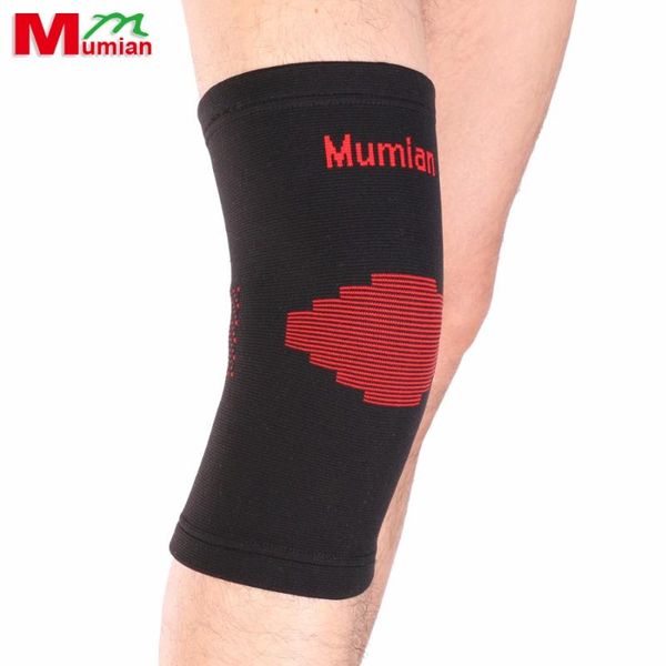 elbow & knee pads 2021 real elastic sports leg support brace wrap protector sleeve cap patella guard volleyball a03 - 1pcs, Black;gray