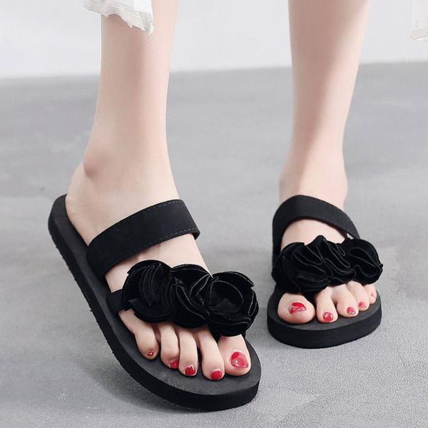 elegant ladies home fashion slippers outdoor beach leisure breathable flowers non-slip trend all-match women's sandals#, Black
elegant ladies home fashion slippers outdoor beach leisure breathable flowers non-slip trend all-match women's sandals#, Black
