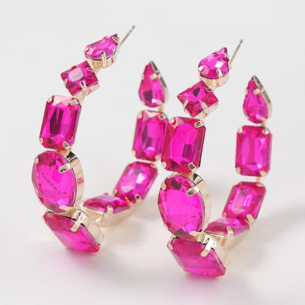 hoop & huggie hysecmao arrival shiny rhinestone gems earrings for women fashion jewelry ladys statement accessories, Golden;silver
hoop & huggie hysecmao arrival shiny rhinestone gems earrings for women fashion jewelry ladys statement accessories, Golden;silver